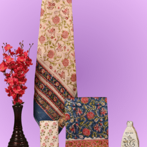 Meghaara – Chanderi Silk Hand Block Suit