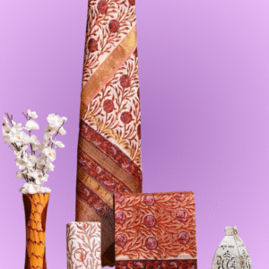 Samiraah – Chanderi Silk Hand Block Suit